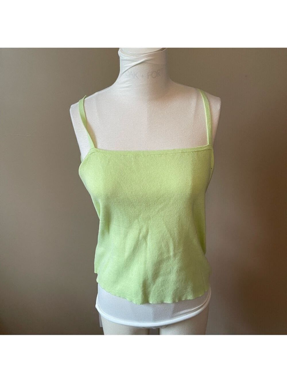 Oak+Fort square neck sweater tank